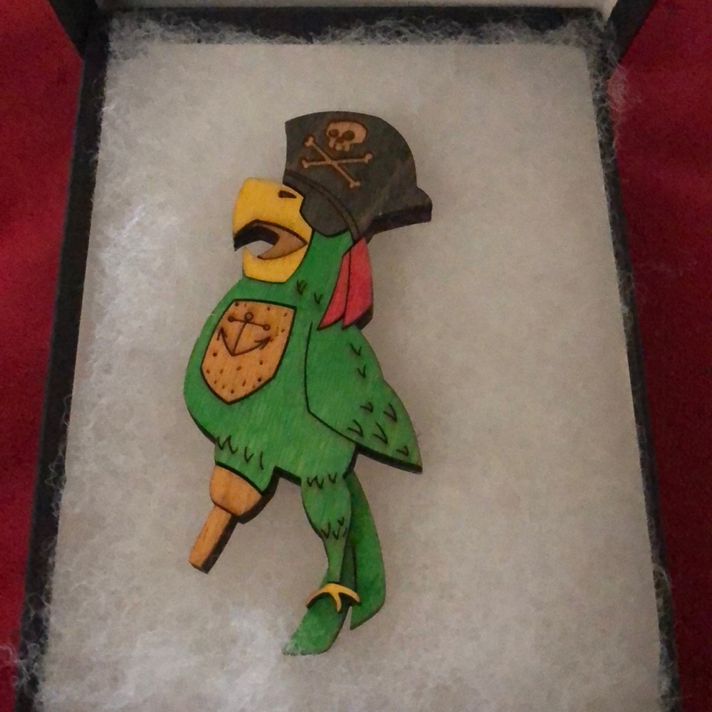 Match Accessories 🦜Pirate Parrot Broach🦜